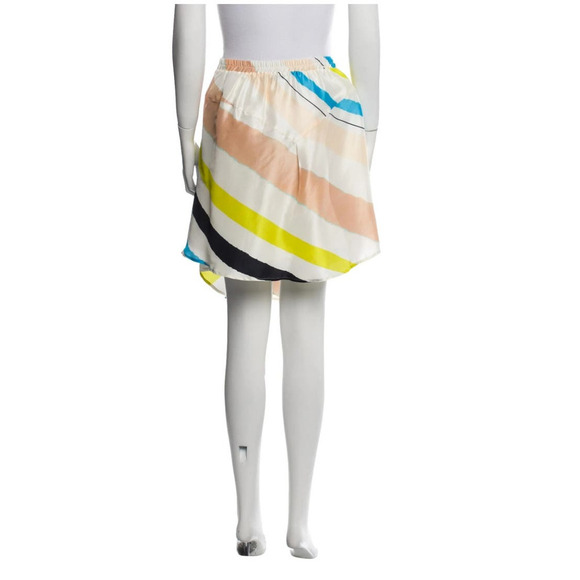CHRISTIAN WIJNANTS Silk Knee Length Skirt Size M Mulit Colors - Picture 3 of 3